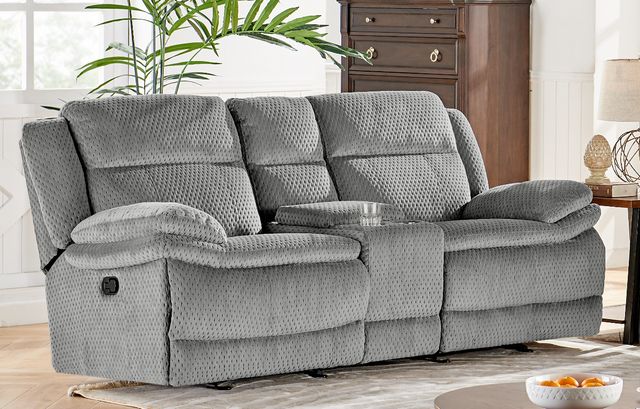 Dimples Reclining Glider Loveseat  0