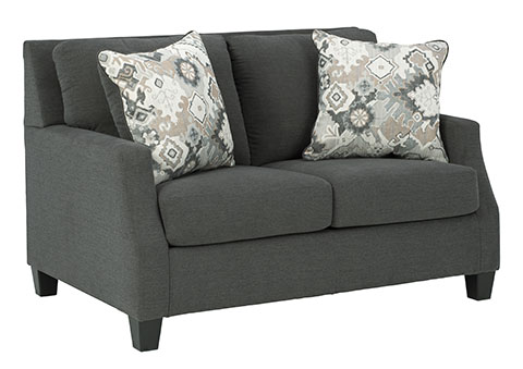 Signature Design by Ashley® Bayonne Charcoal Loveseat