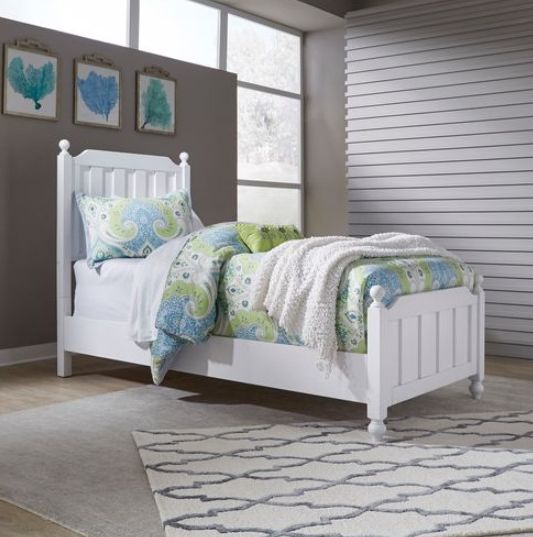 Liberty Cottage View White Youth Twin Headboard & Footboard 7