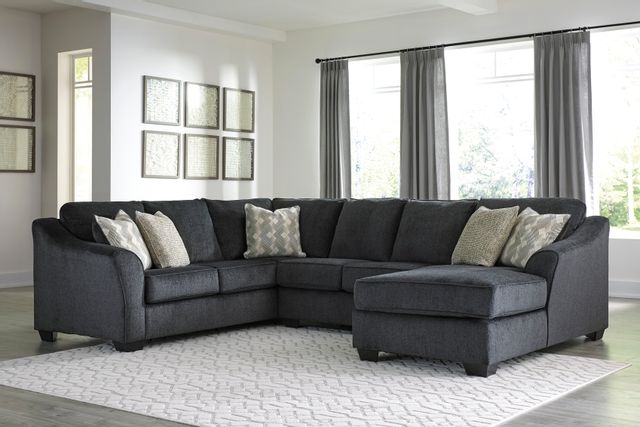 Signature Design by Ashley® Eltmann 3-Piece Slate Sectional with Chaise 15
