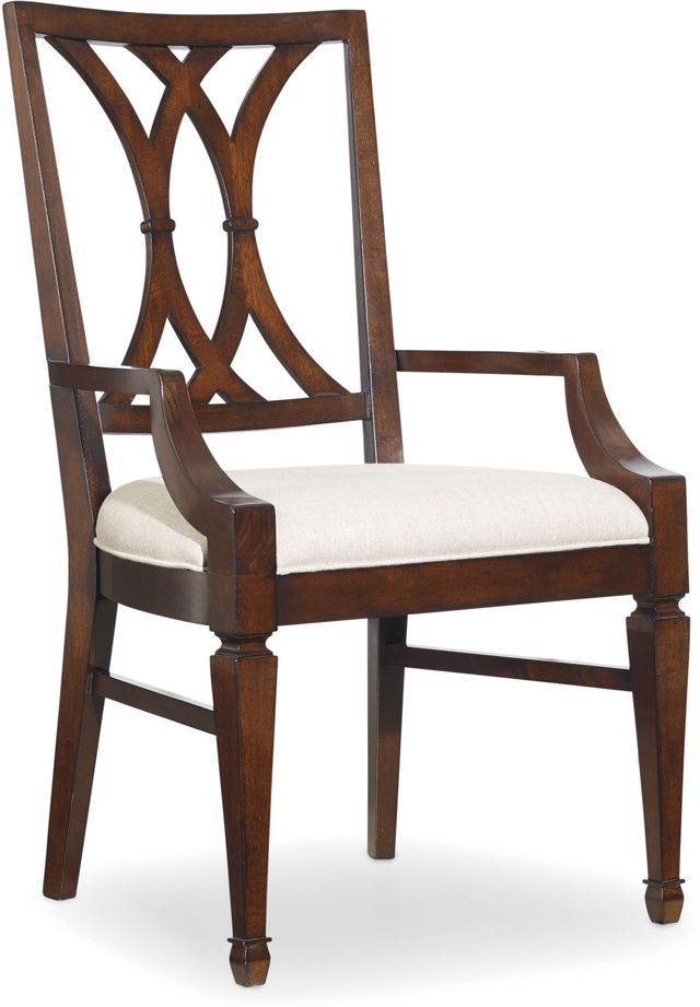 Hooker® Furniture Palisade Splat Back Arm Chair 0