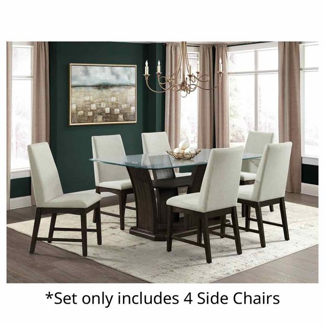 Elements Dapper Rectangular Dining Table & Four Side Chairs-0