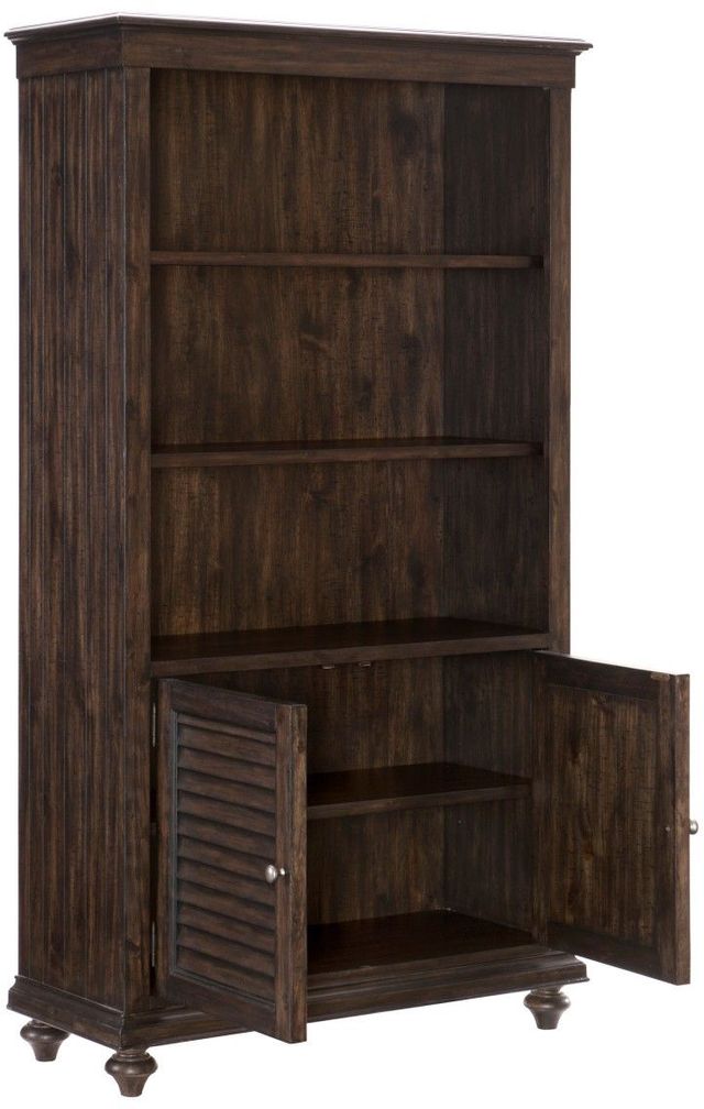 Homelegance® Cardano Driftwood Charcoal Bookcase-2