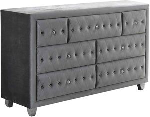Coaster® Denna Metallic Upholstered Dresser