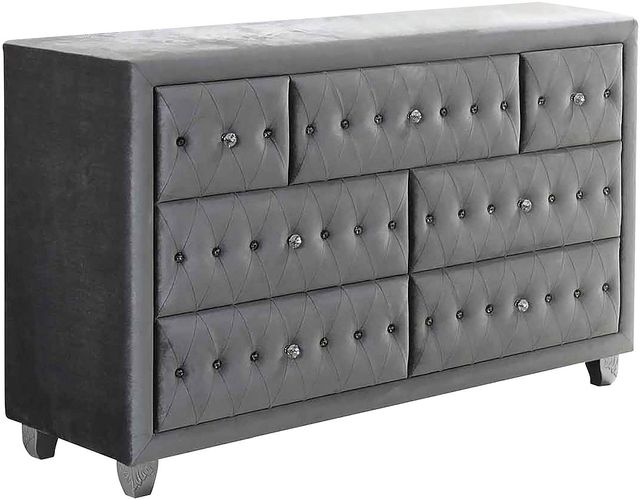 Coaster® Deanna Metallic Upholstered Dresser