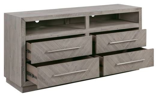 Modus Furniture Alexandra Rustic Latte 64 Media Console Colders Milwaukee Area