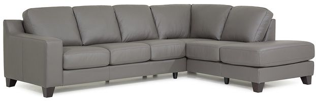 Palliser® Furniture Reed 2-Piece Gray Sectional