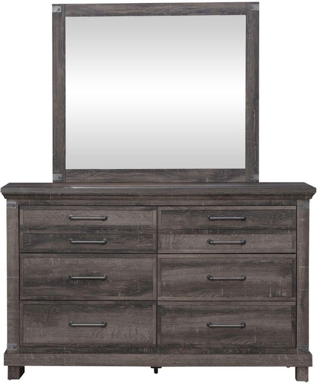 Liberty Lakeside Haven Brownstone Dresser and Mirror