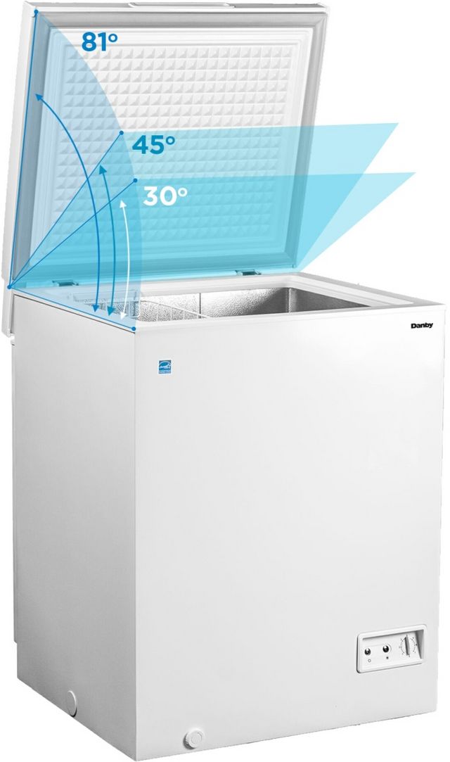 Danby® 5.0 Cu. Ft. White Chest Freezer-2