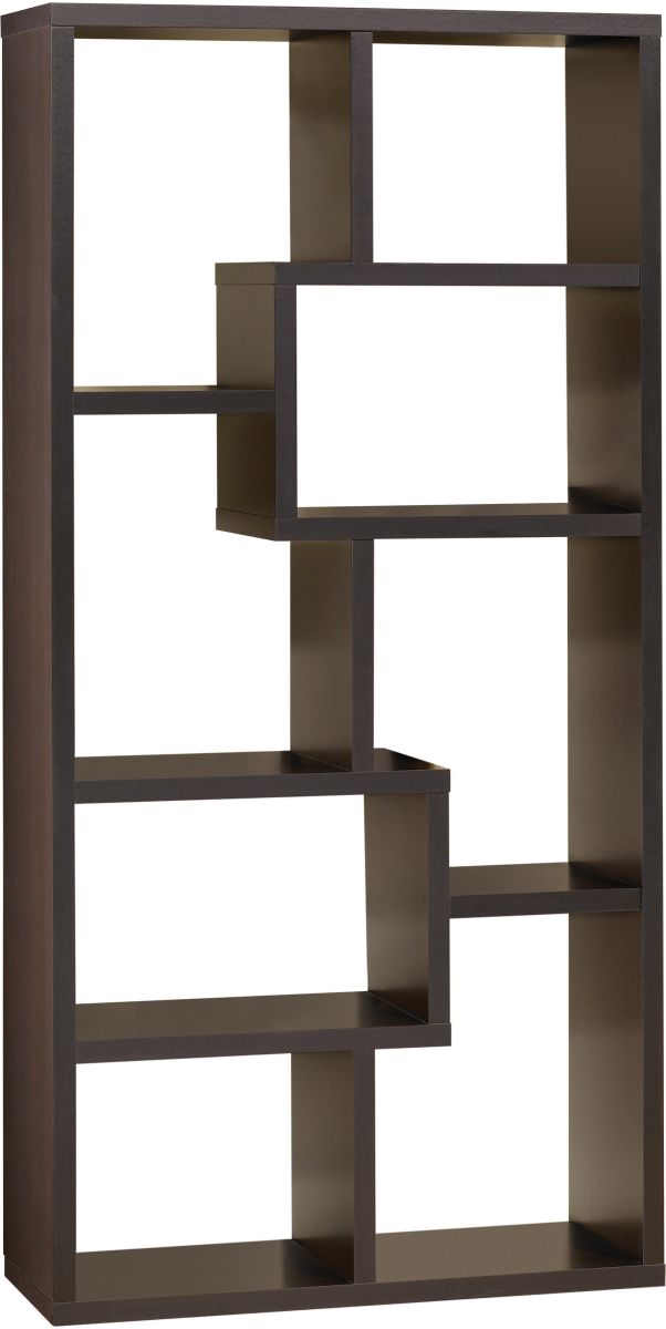 Coaster® Cappuccino 10-Shelf Bookcase