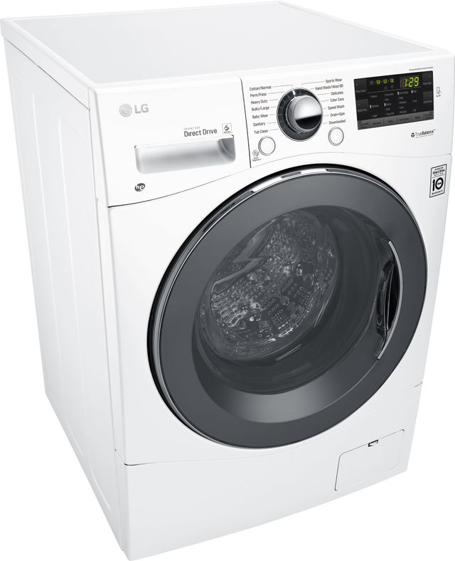 LG 2.3 Cu. Ft. White Front Load Washer 4