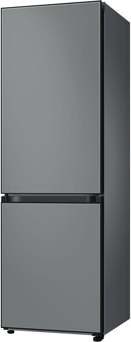 Samsung 12.0 Cu. Ft. Bespoke Grey Glass Bottom Freezer Refrigerator with Customizable Colors and Flexible Design-3