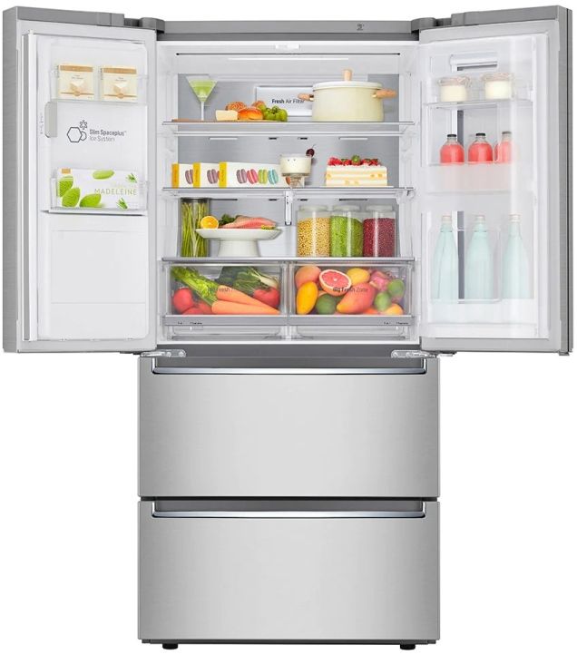 LG 18.3 Cu. Ft. Smudge Resistant Stainless Steel Counter Depth French Door Refrigerator 4