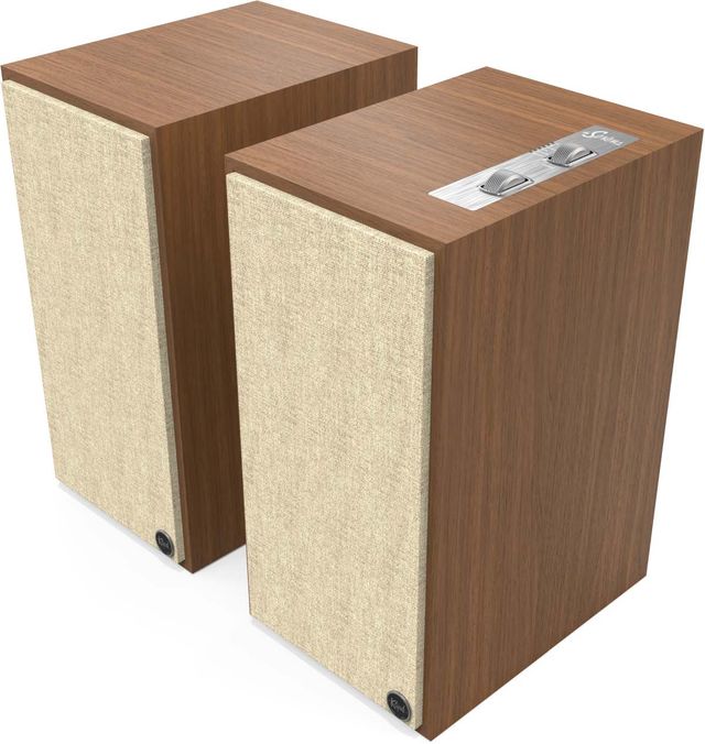 Klipsch® 7.1.2 Dolby Atmos Walnut Bookshelf Speakers 4