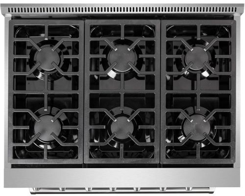 NXR Culinary Series 36" Stainless Steel Pro Style Dual Fuel Range-2