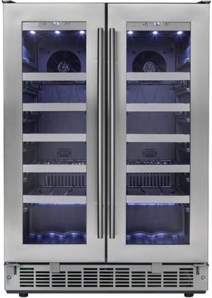 Silhouette® Professional Napa 24” Stainless Steel Wine Cooler