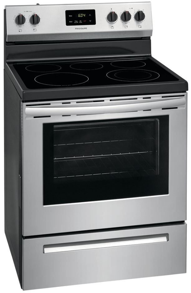 Frigidaire® 30" Stainless Steel Free Standing Electric Range-FCRE3052AS-1