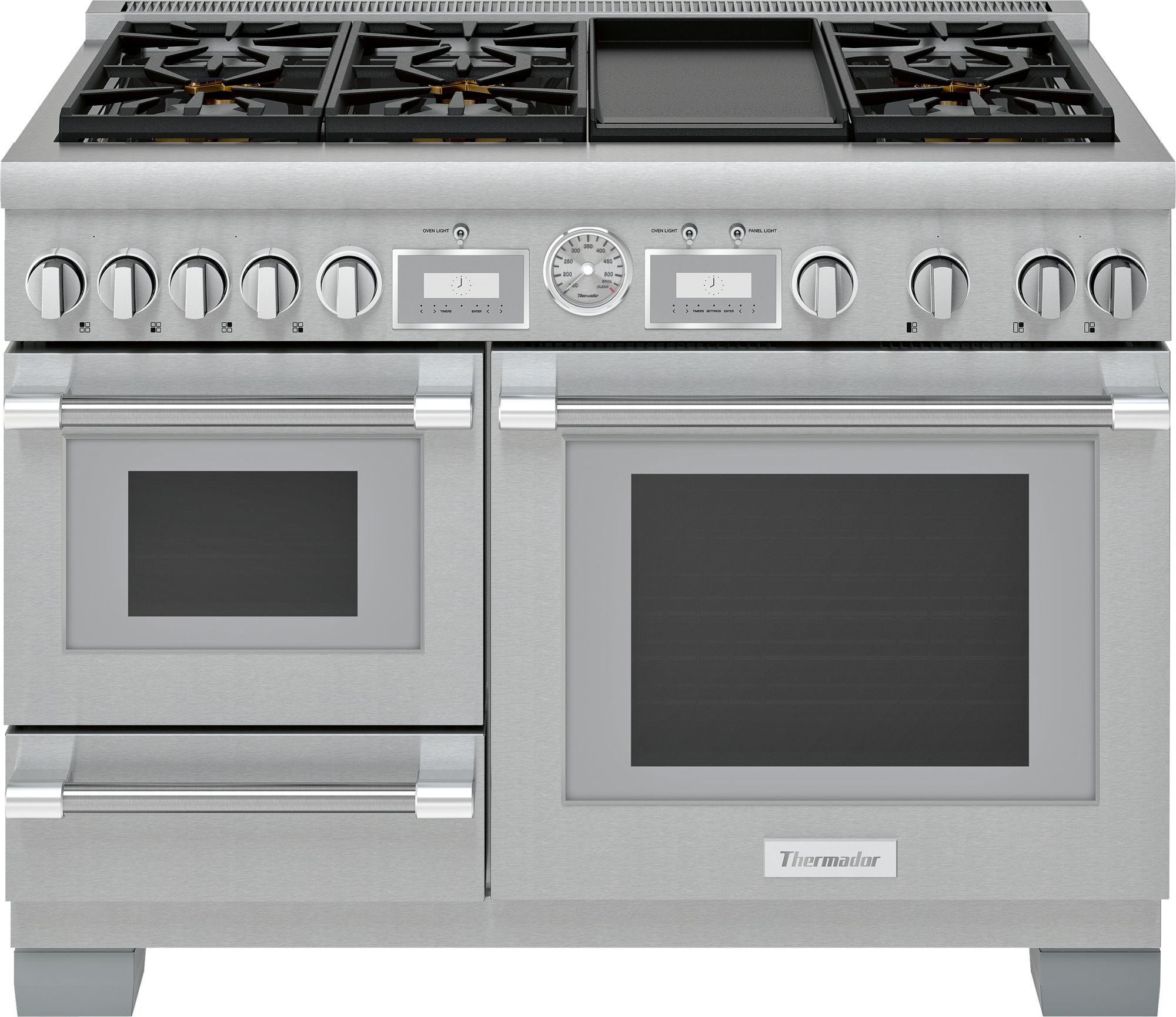 Thermador® Pro Grand® 48" Stainless Steel Pro Style Dual Fuel Range-PRD48WDSGU