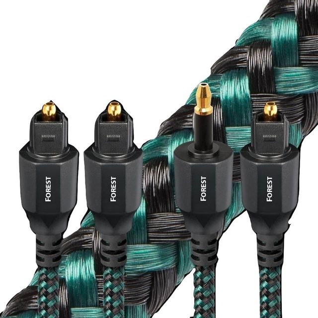 AudioQuest® Optical/i Forest Set of 5 Green 3.0M Optical Cable