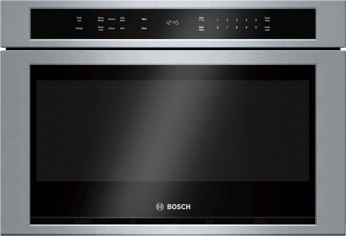 Bosch 800 Series 1.2 Cu. Ft. Stainless Steel Drawer Microwave Spencer
