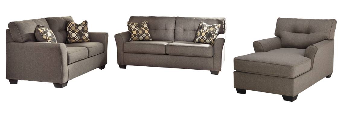 Signature Design by Ashley® Tibbee 3-Piece Slate Living Room Seating Set