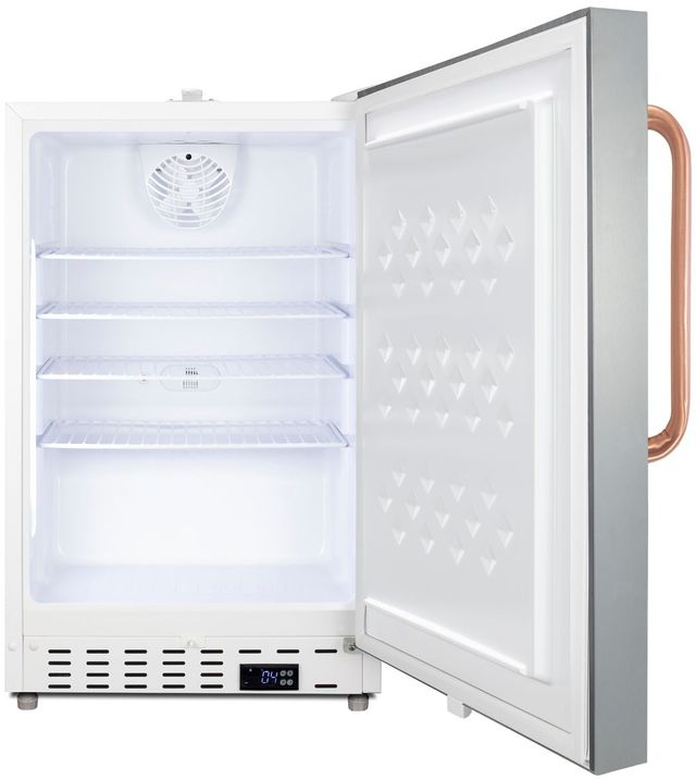 Summit® 3.3 Cu. Ft. Stainless Steel Built-In Medical Refrigerator-1