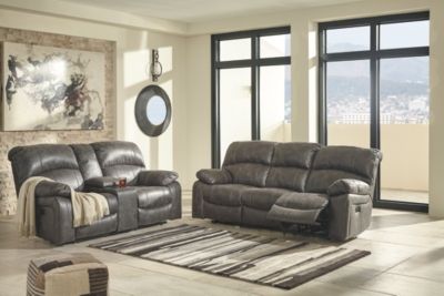 Signature Design by Ashley® Dunwell Power Reclining Sofa with Adjustable Headrest 3