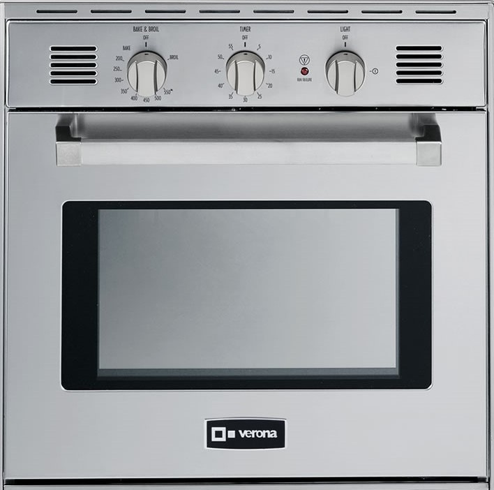 Verona 24" Stainless Steel Gas Wall Oven