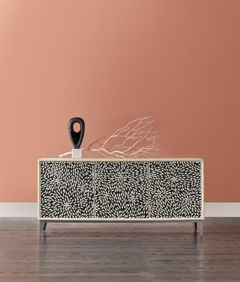 Hooker® Furniture Melange Petrina Black/Light Wood/White Credenza-3
