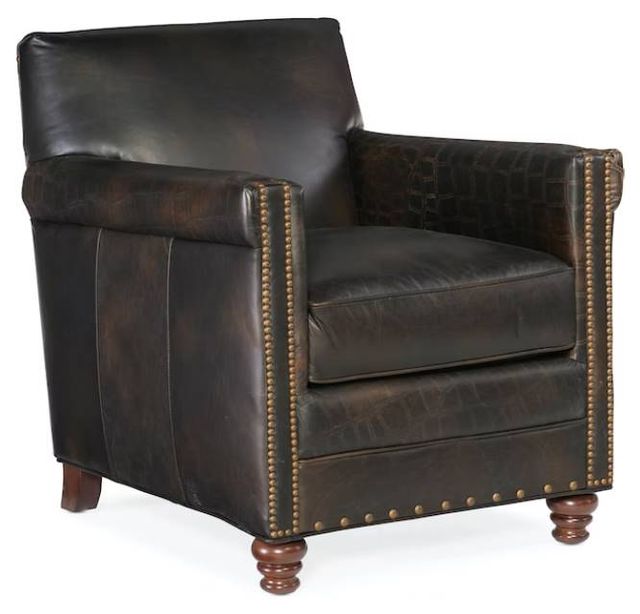 Hooker® Furniture Potter Old Saddle Fudge Club Chair-0