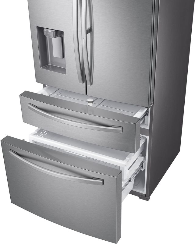 Samsung 22.4 Cu. Ft. Fingerprint Resistant Stainless Steel Counter Depth French Door Refrigerator 24