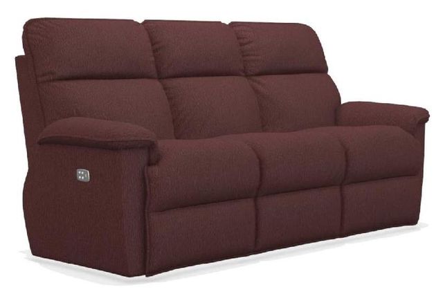 La-Z-Boy® Jay Burgundy Power Reclining Sofa Johnson's Furniture ...