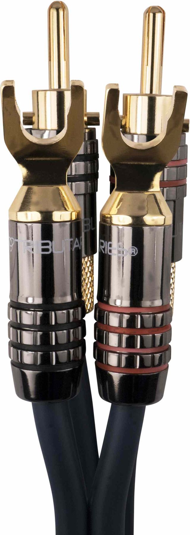 Tributaries® Serires 8 12 Ft. Banana Plugs/Spade Lugs Speaker Cable