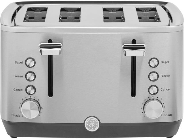 GE® 4 Slice Stainless Steel Toaster-0