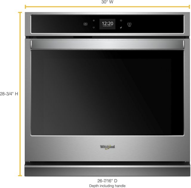 Whirlpool® 30" Stainless Steel Electric Built In Single Oven 20