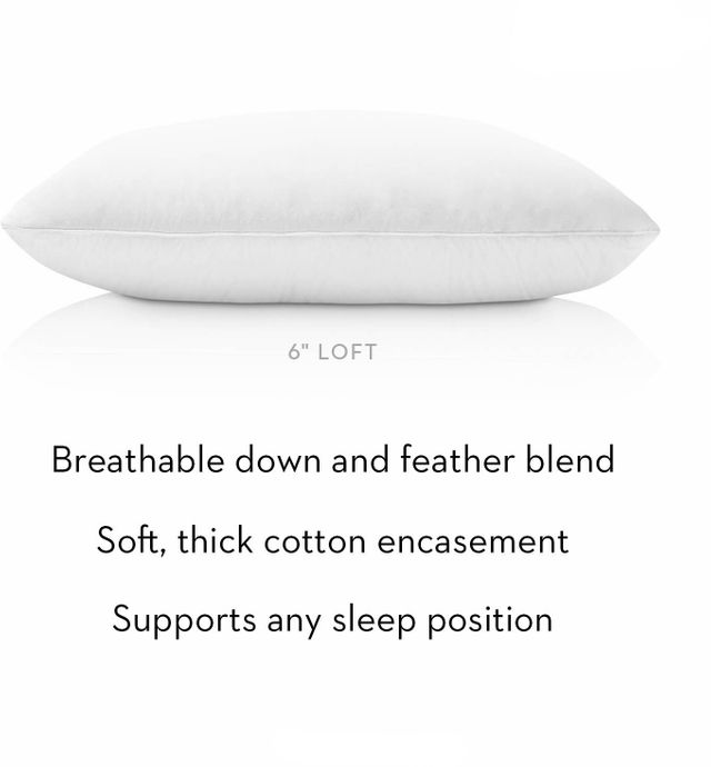 Malouf® Z® Cotton Encased Down Blend Travel Pillow 3