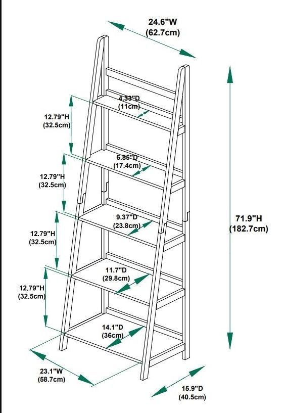 Linon Cosgrove White Bookcase | Colder's | Milwaukee Area