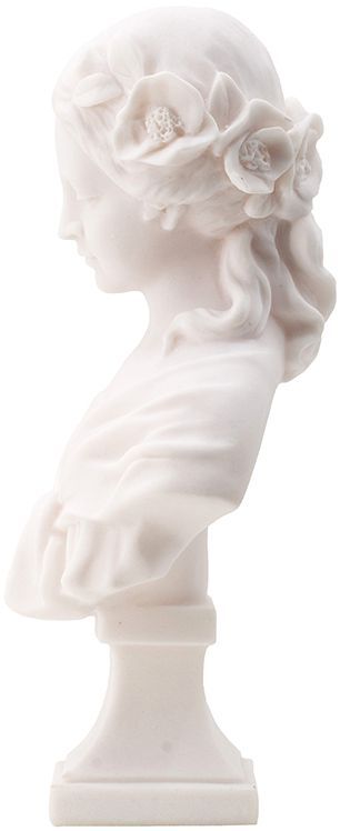 A & B Home White Lady Figure Statue-3