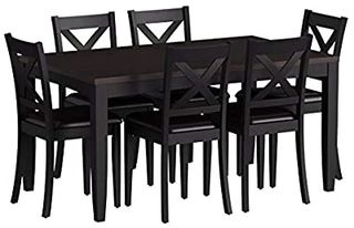 Liberty Furniture Thornton II 7-Piece Black Rectangular Table Set