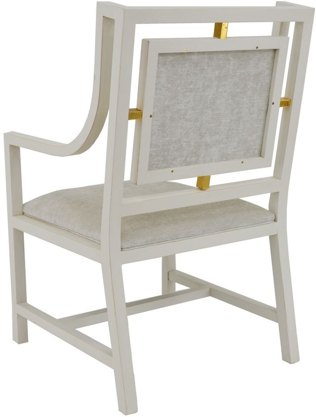 Zeugma Imports Gray/White Arm Chair-1