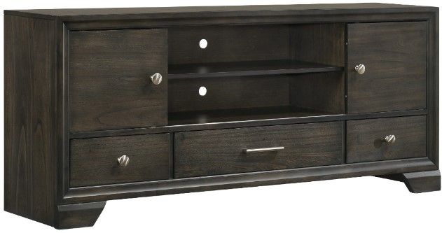 Crown Mark Jaymes Brown TV Stand | Mid Tenn Furniture | Murfreesboro, TN