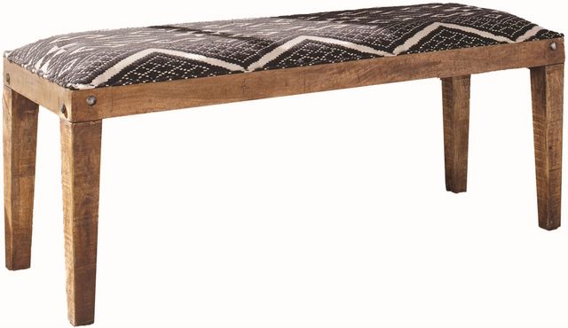 Coaster® Bohemian Two Tone Upholstered Bench