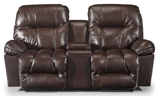 Best® Home Furnishings Retreat Reclining Space Saver Loveseat with Console-1