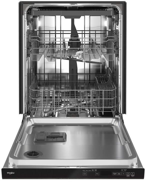 Lave-vaisselle encastré Whirlpool® de 24 po - Acier inoxydable résistant aux traces de doigts 1
