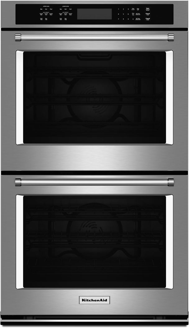 KitchenAid® 27" Stainless Steel Electric Built In Double Oven-KODE507ESS