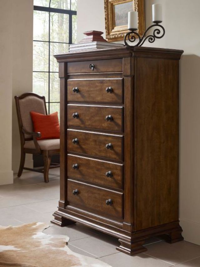 Kincaid® Furniture Portolone Alder Brown Drawer Chest-1