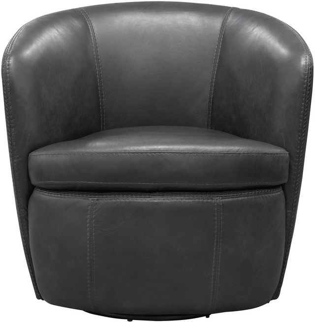 Parker House® Barolo Vintage Slate Swivel Club Chair-1