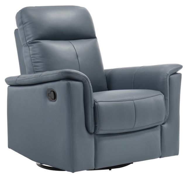 Homelegance® Blue-Gray Swivel Gliding Recliner | Stylehouse Furnishings ...