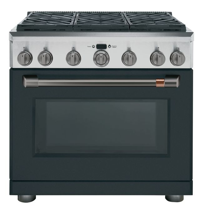 Café™ 36" Stainless Steel Professional Style Dual Fuel Range 11