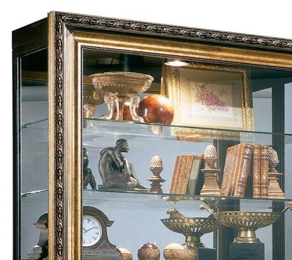 Philip Reinisch Co Renoir Gold Leaf Fine Art Picture Frame Curio Cabinet 1